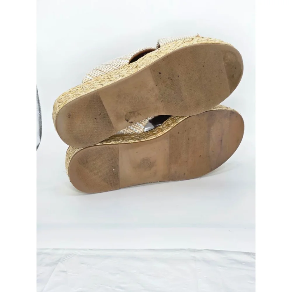 Universal Thread Black Espadrille Platform Sandals Women’s Size 10 - Picture 5 of 7